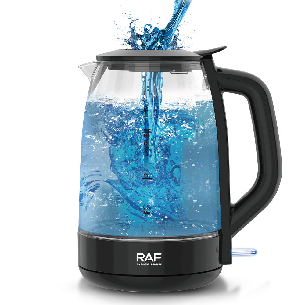 RAF European Standard Electric Kettle Automatic Power-off Glass Electric Kettle Household Kettle Health Care304 Wholesale R.7869 - 图片 3