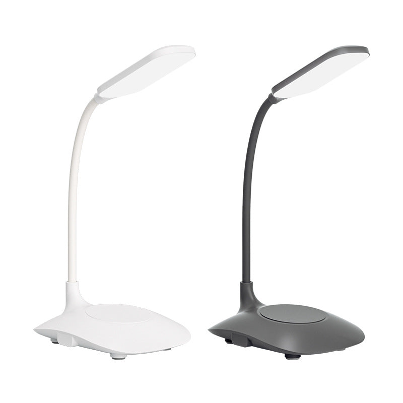 Wireless Charging Eye Protection Desk Lamp, Dual-use Plug-in and Foldable, Touch Control Dimmable and Color-adjustable Bedside Lamp for Bedroom and Dormitory Reading - 图片 4