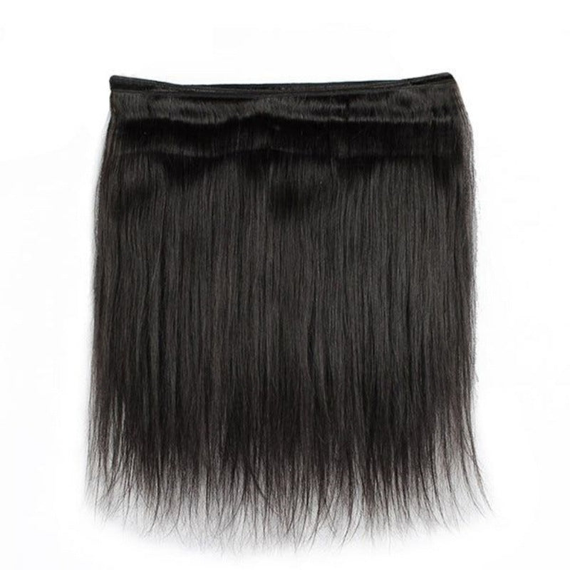 Shunfa Real Human Hair Hairpiece Natural Color straight Clockwork African European American Real Human Hair Wig Long Straight Hair - 图片 8