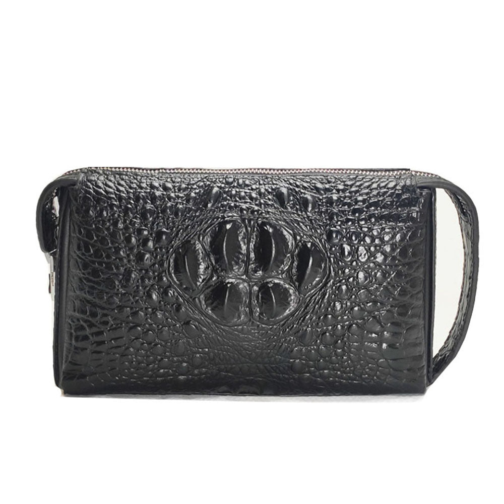 Wholesale New Men's Clutch Genuine Leather Men's Crocodile Pattern Clutch Men's Simple Anti-theft - 图片 5