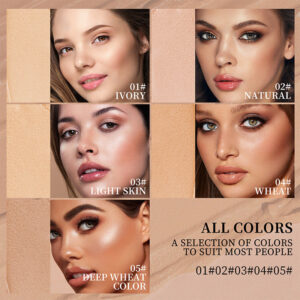 Cosmetic Non-Smudge Foundation Double-Ended Rotating Concealer Long-Lasting Waterproof Sweat Sponge Brush Head Cream Foundation