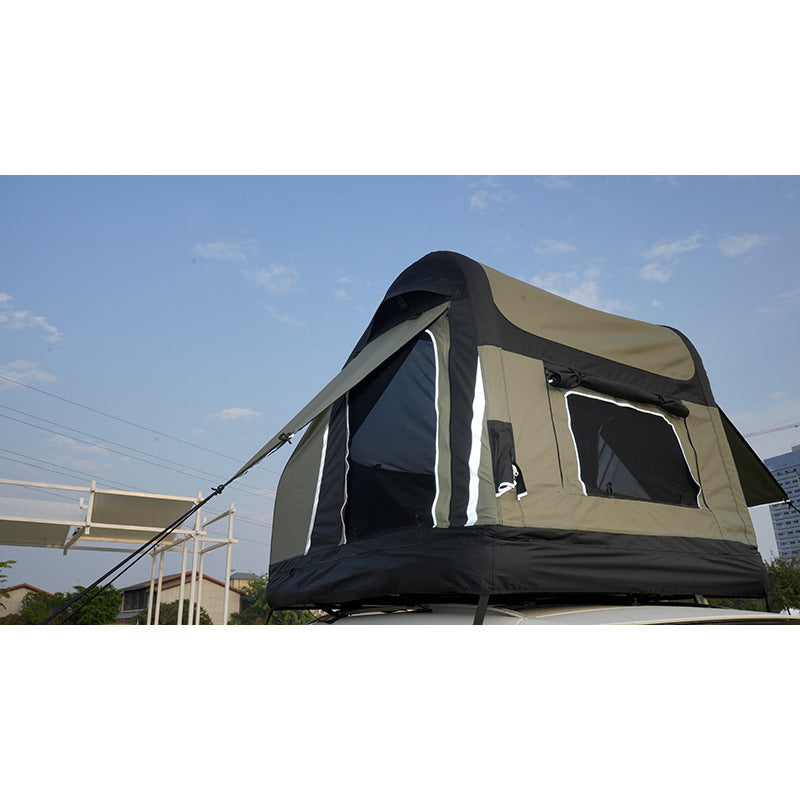 Outdoor Camping Inflatable Car Roof Tent Waterproof Sunproof Breathable Car-mounted Camping Travel All-season Universal - 图片 36