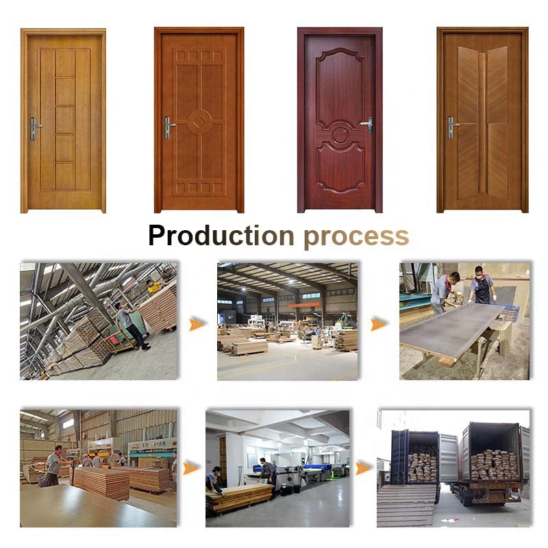 Wooden Fire Door,Fire Proof Door, Fire Rated Wooded Door, FR-12 - 图片 3
