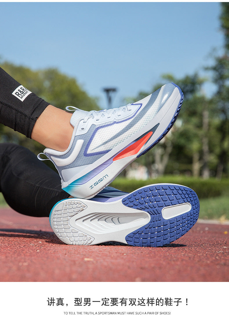 2025Plus Size Sports Shoes Racing Training Carbon Plate Sports Shoes Lightweight Men and Women Autumn Running Shoes - 图片 38