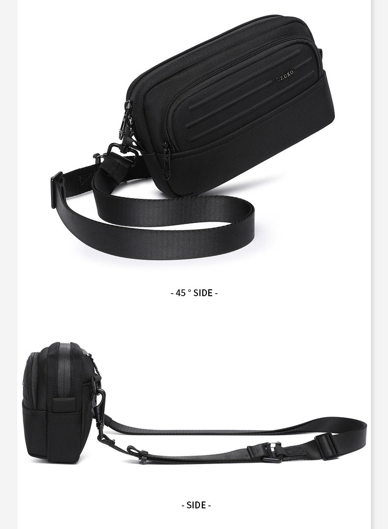ozuko Men's Clutch Bag Multi-Functional Portable Small Crossbody Bag Travel Commute Lightweight Trendy Brand Storage Men's Bag - 图片 26