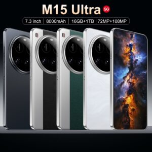 M15 Ultra Mobile Phone7.3Inch Large Screen16+1TB Memory Global All-in-One Machine Directly Shipped from Factory
