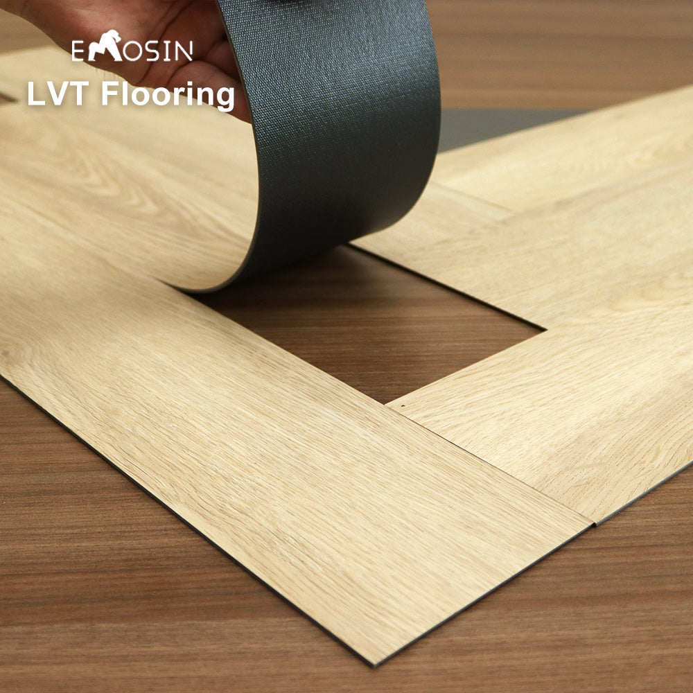 High Quality pp Vinyl Tiles 5mm Dryback Dry Back Lvt Flooring - 图片 4