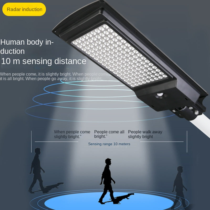 Wholesale Integrated LED Solar Street Light Human Induction New Rural Household Outdoor Garden Lamp ABS Body IP65 for Road - 图片 5