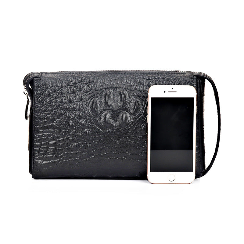 Wholesale New Men's Clutch Genuine Leather Men's Crocodile Pattern Clutch Men's Simple Anti-theft - 图片 10