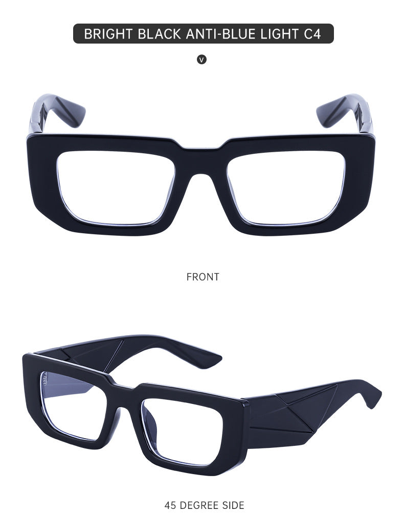 Fashion Small Frame Sunglasses for Women Trendy European and American Wide Leg Square Frame Sunglasses High-end Wholesale sunglasses - 图片 25