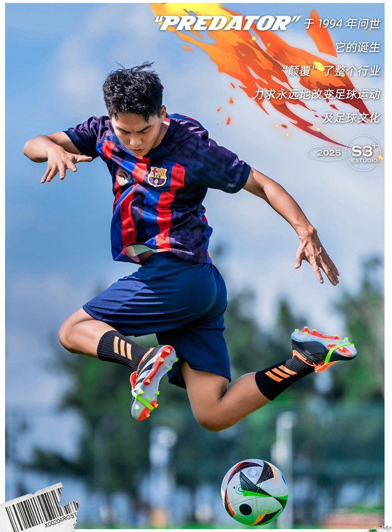 World Cup Football Shoes Men's New Style Grassland Competition AG Spike TF Broken Nails Adult Youth Student Sports Training - 图片 20