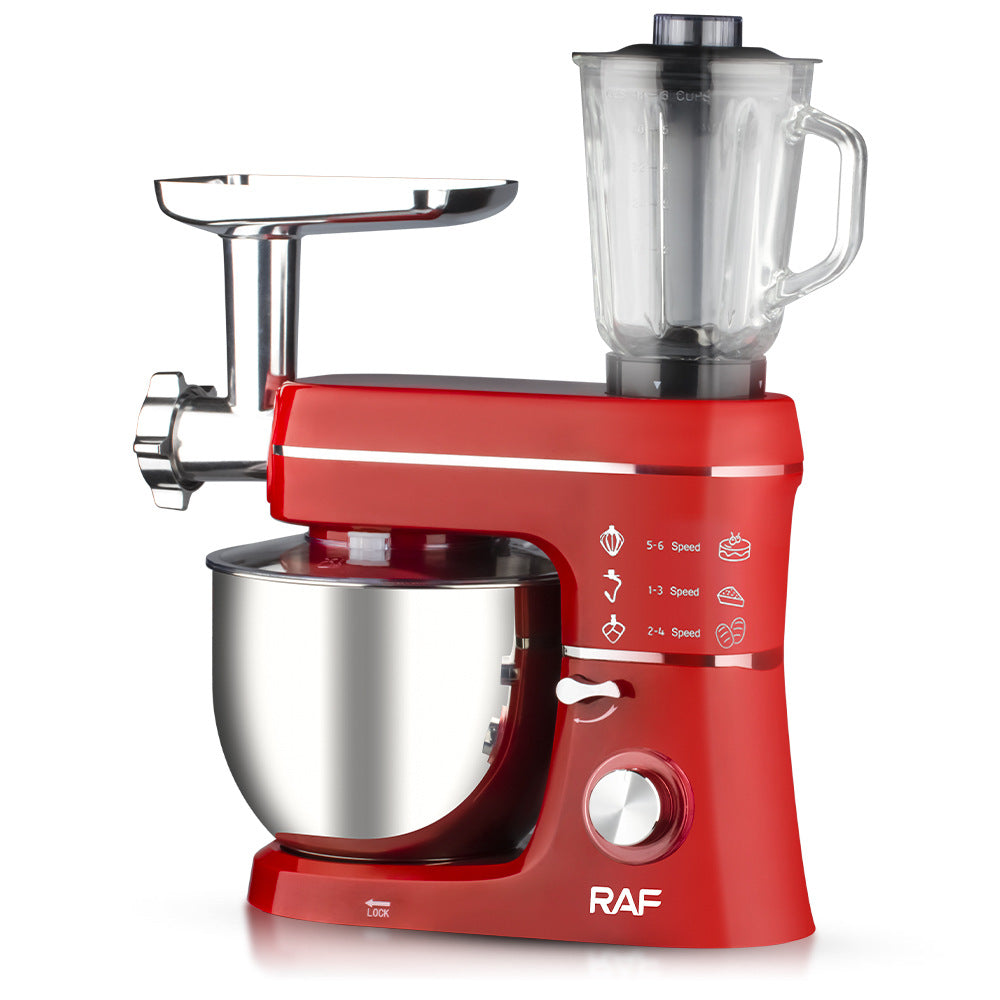 RAF European Standard 3-in-1 Chef Machine Multi-Functional Dough Mixer Household Meat Grinder Juicer Food Processor - 图片 18