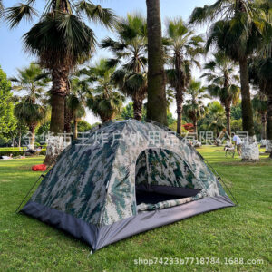 Camouflage Tent Outdoor Camping Training Camping Setup Tent2People Tent Leisure Equipment Export