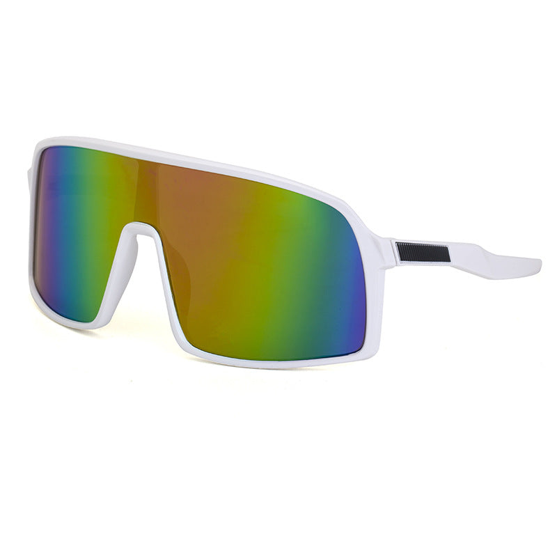 New Colorful Cycling Glasses for Men1998One-piece sunglasses European and American fashion outdoor sports sunglasses - 图片 8