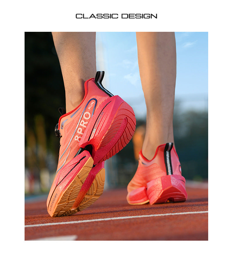 Red Rabbit8pro Hot-selling Parent-Child Breathable Running Shoes Professional Racing Anti-Slip Student Cushioning Rotating Button Sports Shoes - 图片 26