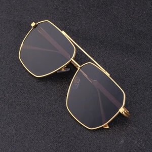 Men's Retro Double Bridge Sunglasses shades Europe and America ins Large Frame Sunglasses for Men Trendy Outdoor Cycling Glasses Wholesale