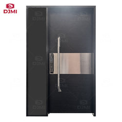Customized New Front Security Big Modern Villa House Solid Wood Pivot Doors Exterior Wooden Door Main Entrance - 图片 8