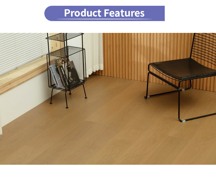 B-Class Fire Resistant Engineered Oak Hardwood Flooring Custom Solid Wood Floor Waterproof Anti-slip Surface Stable Outdoor Park - 图片 12