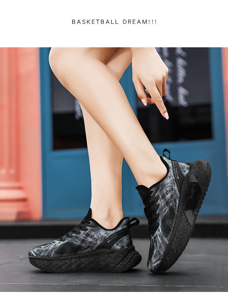 Marathon Running Shoes Soft Sole Cushioning Men and Women Mesh Training Running Shoes Rebound Physical Test Sports Student Sports Shoes Men's - 图片 26