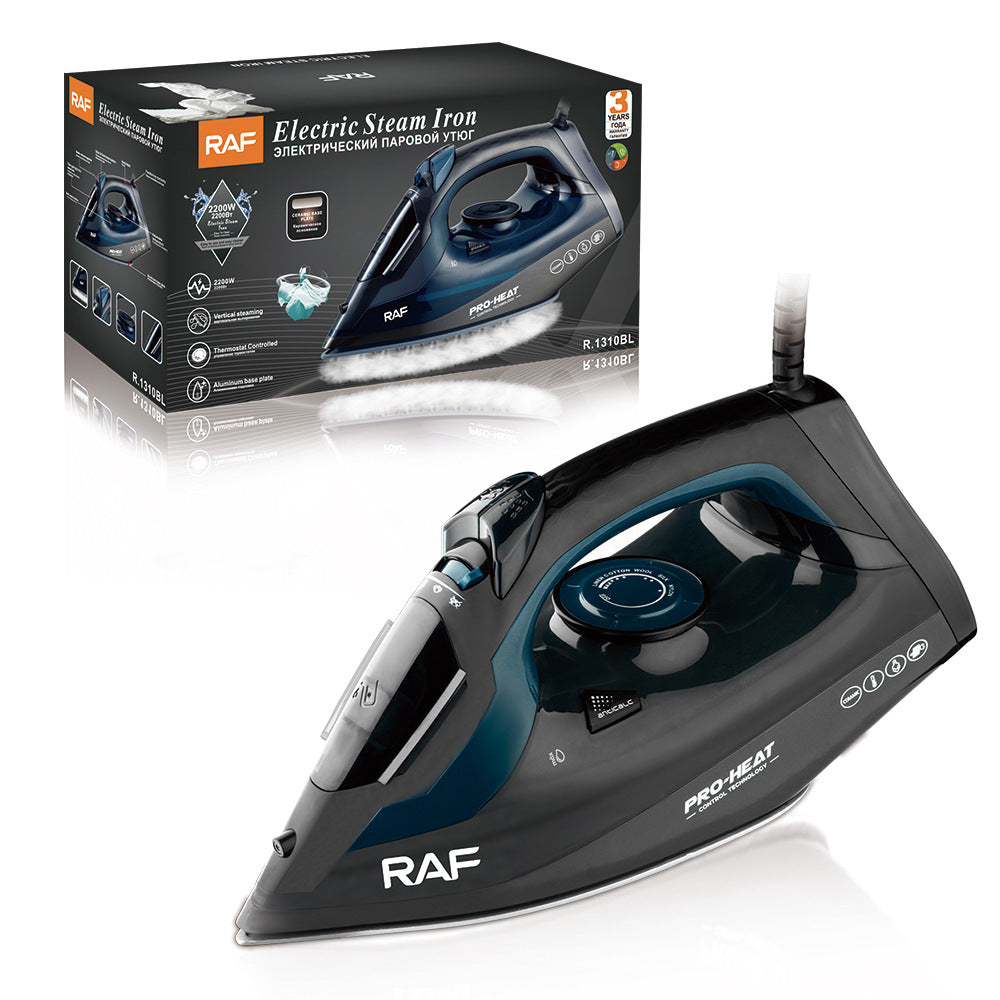 RAF European Standard Steam Iron Portable Ironing Machine Three-speed temperature-adjustable pressure-type high-power electric iron - 图片 13