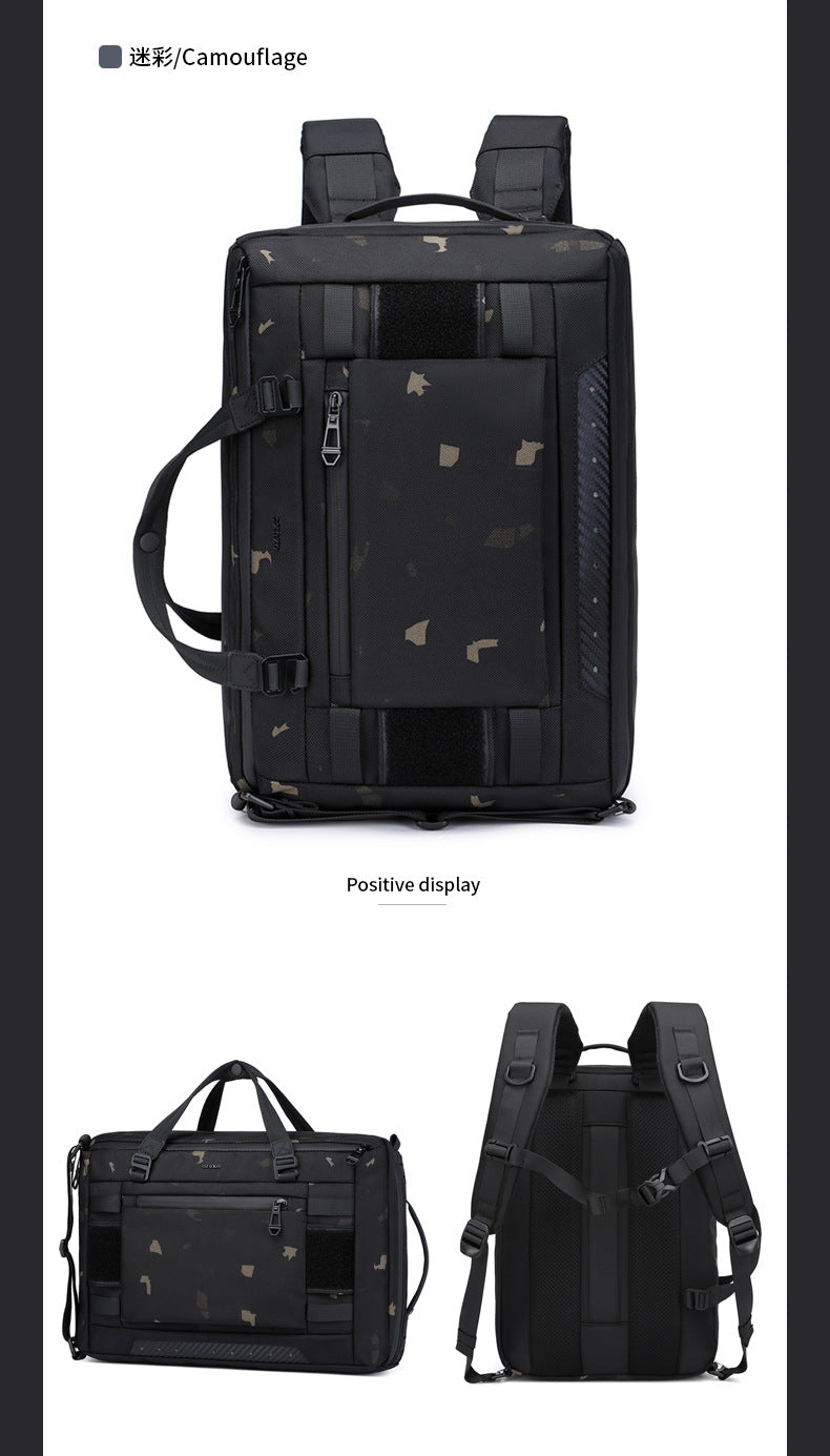 Business Computer Backpack Men's Multifunctional Large Capacity Waterproof Commuting Backpack Shoulder Portable Computer Bag - 图片 26