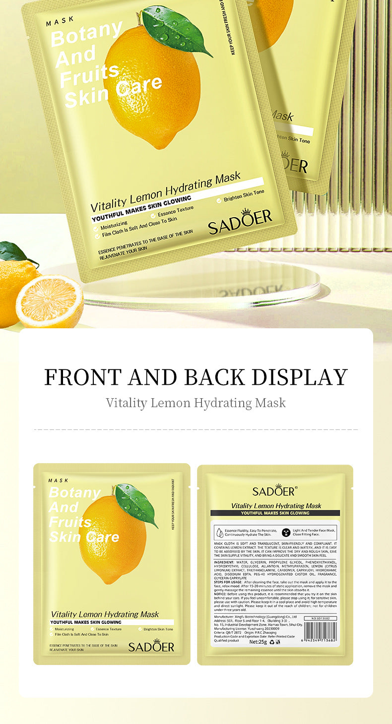 Fruit Mask SADOER Avocado Rose Hydrating Moisturizing Tablets Cross-border Foreign Trade Skincare Wholesale - 图片 45