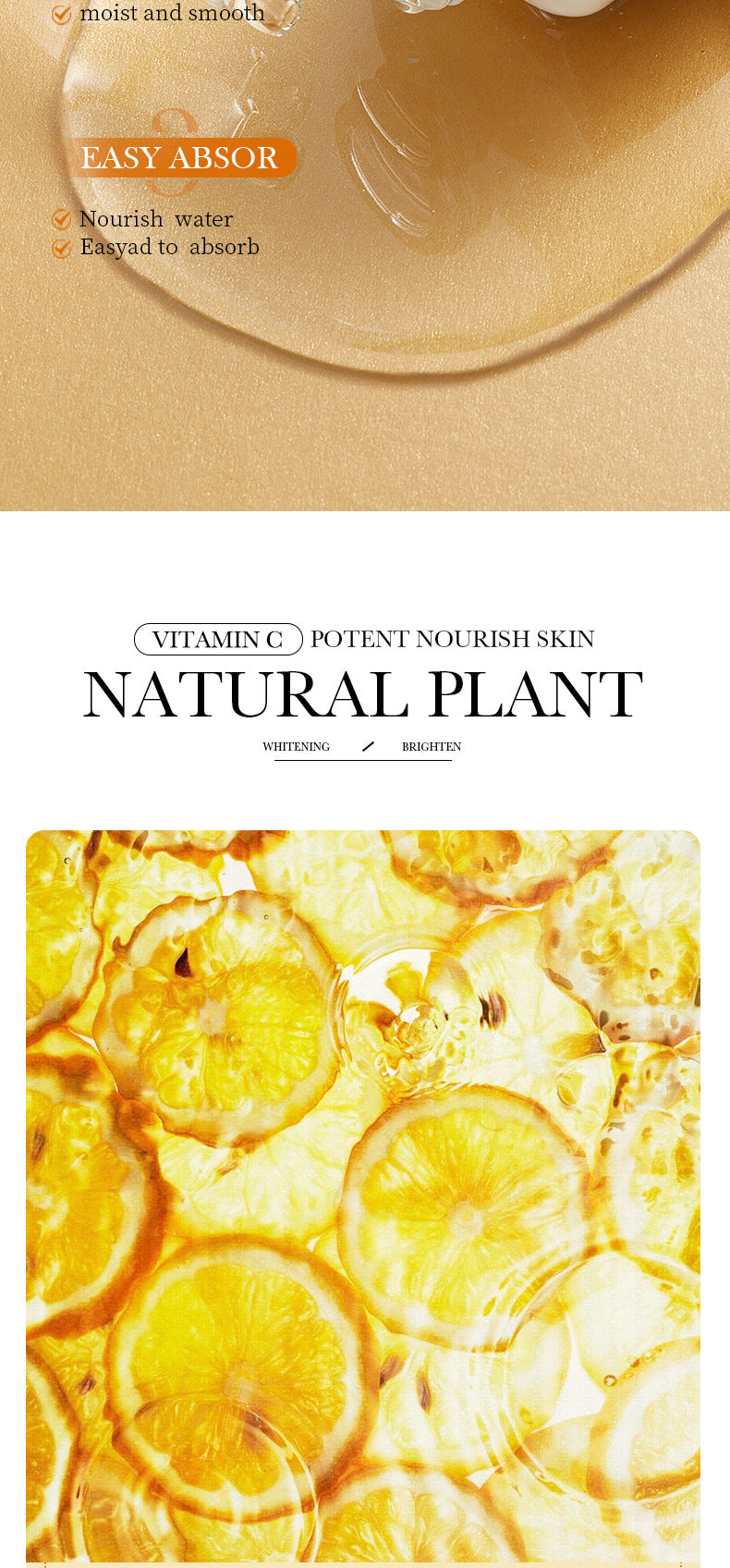 VC Essence30mlBIOAOUA Vitamin C Whitening, hydrating, moisturizing, and nourishing cross-border wholesale - 图片 9