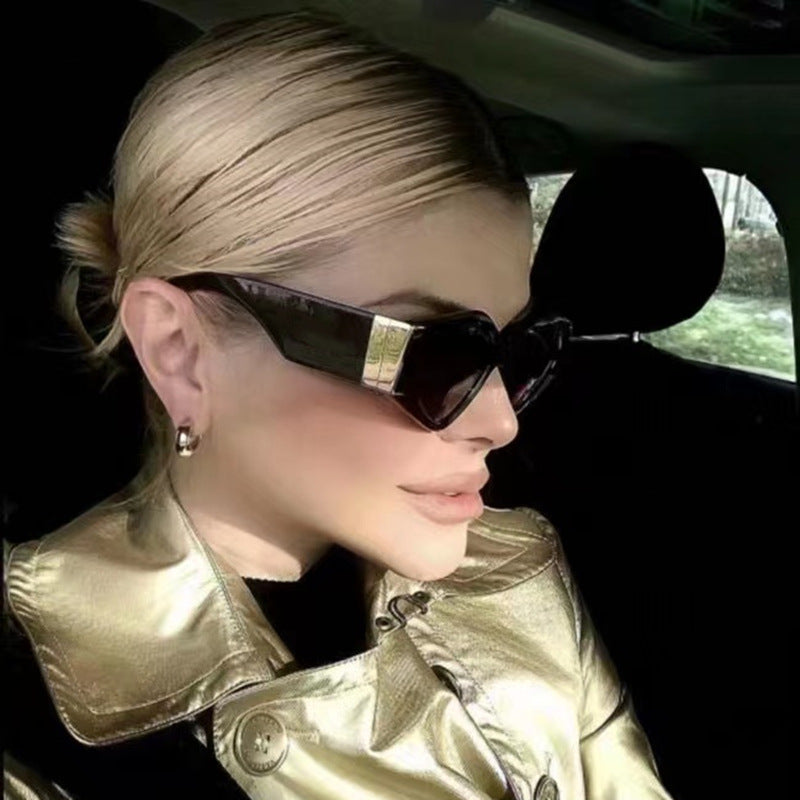 European and American style sunglasses for women trendy high-end feel ins Trendy Fashion Sunglasses for Women Wholesale sunglasses - 图片 9