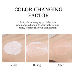 Color-Changing Foundation40ml Wheat Color Acne Scar Dark Circles Concealer Coverage Bare Skin Foundation Cream Version