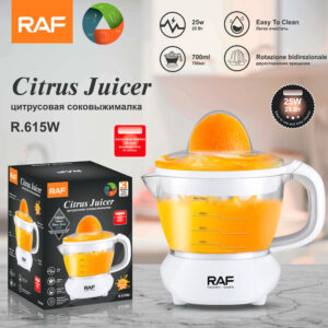 RAF EU Plug Electric Fresh Orange Juicer1L Household automatic juicer lemon orange juicer small portable