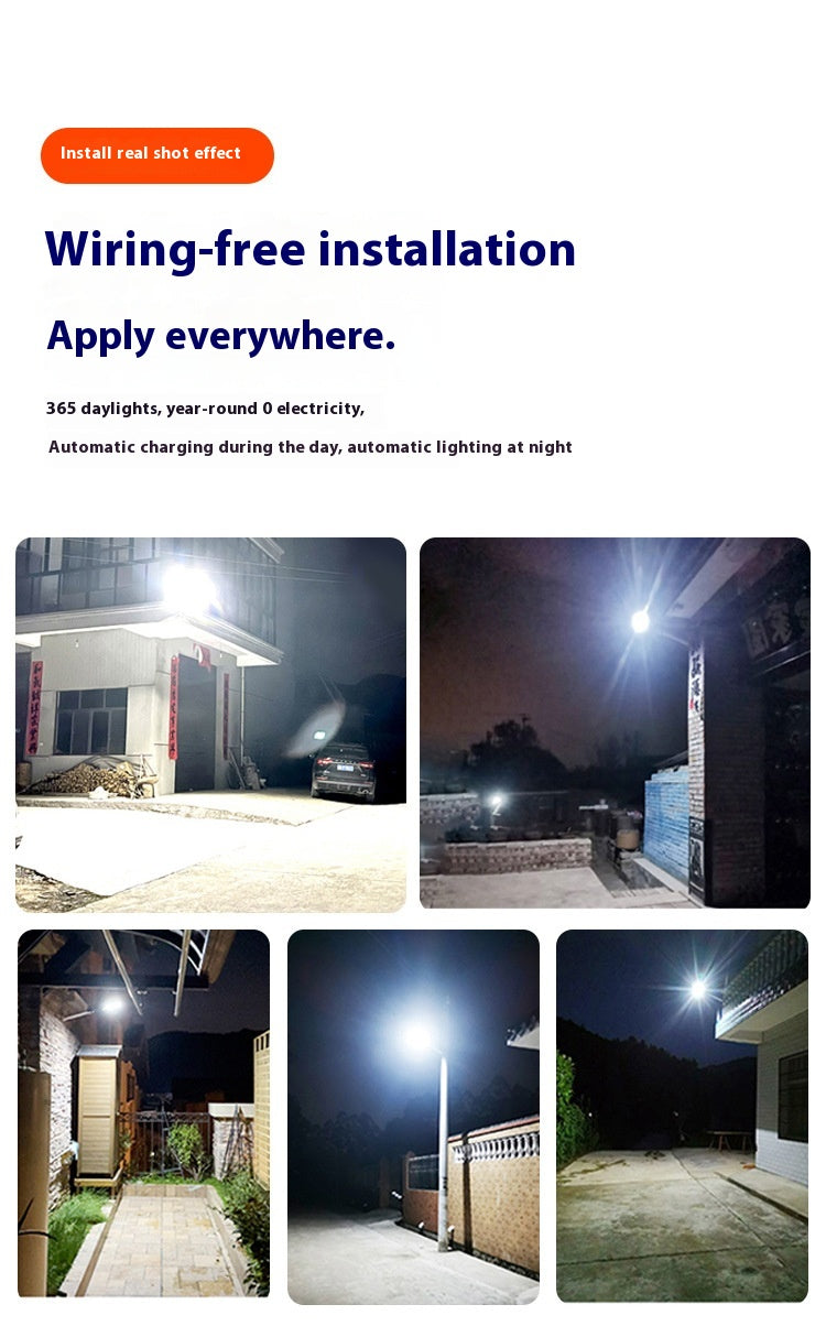 New 6m Countryside LED Solar Street Lights Waterproof Wall Lights for Garden Home Outdoor Explosion-Proof LED Lighting for Roads - 图片 20