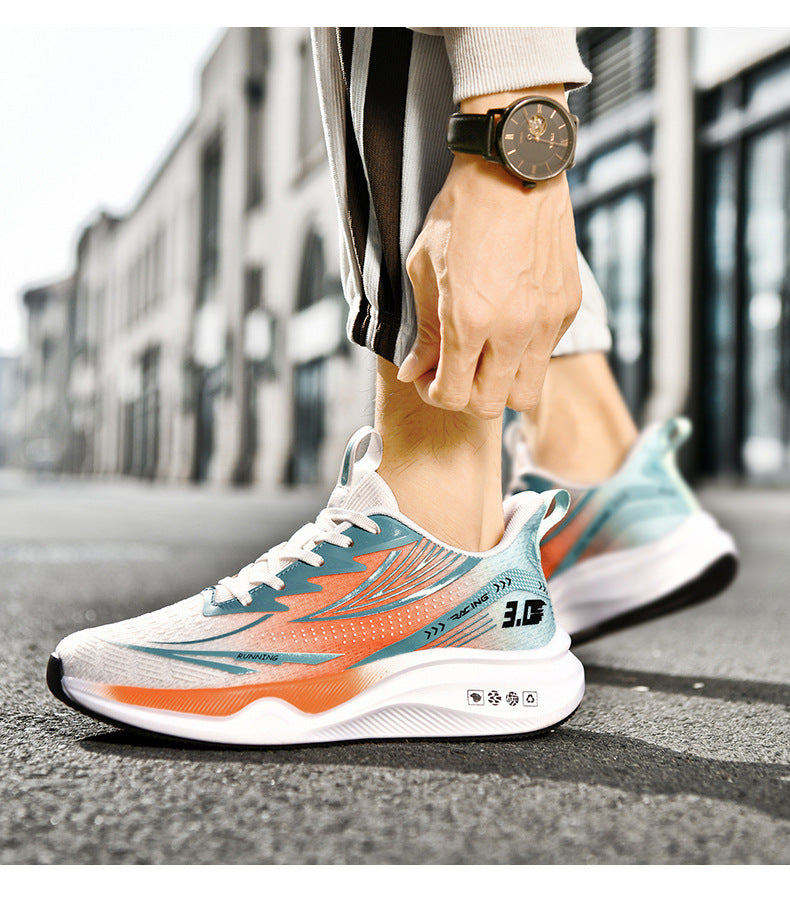 New Summer Lightweight Wear-resistant Men's Running Shoes Carbon Plate Non-slip Sports Shoes Casual Fashion Shoes - 图片 20