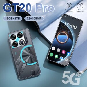 New Hot Selling Original Mobile Phone GT20 Pro Large Screen Android Smart16+1TB Factory Price for Mobile Phones