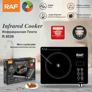 RAF European Standard High-Power Stir-Fry Hot Pot Desktop Electric Stove Stir-Fry Cooking Electric Ceramic Stove Household Multi-Function Touchscreen Version