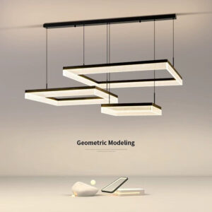 2025New High-End Light Luxury Living Room Chandelier Hall Main Light Atmospheric Dining Room Eye Protection Mountain Lamp Set Combination