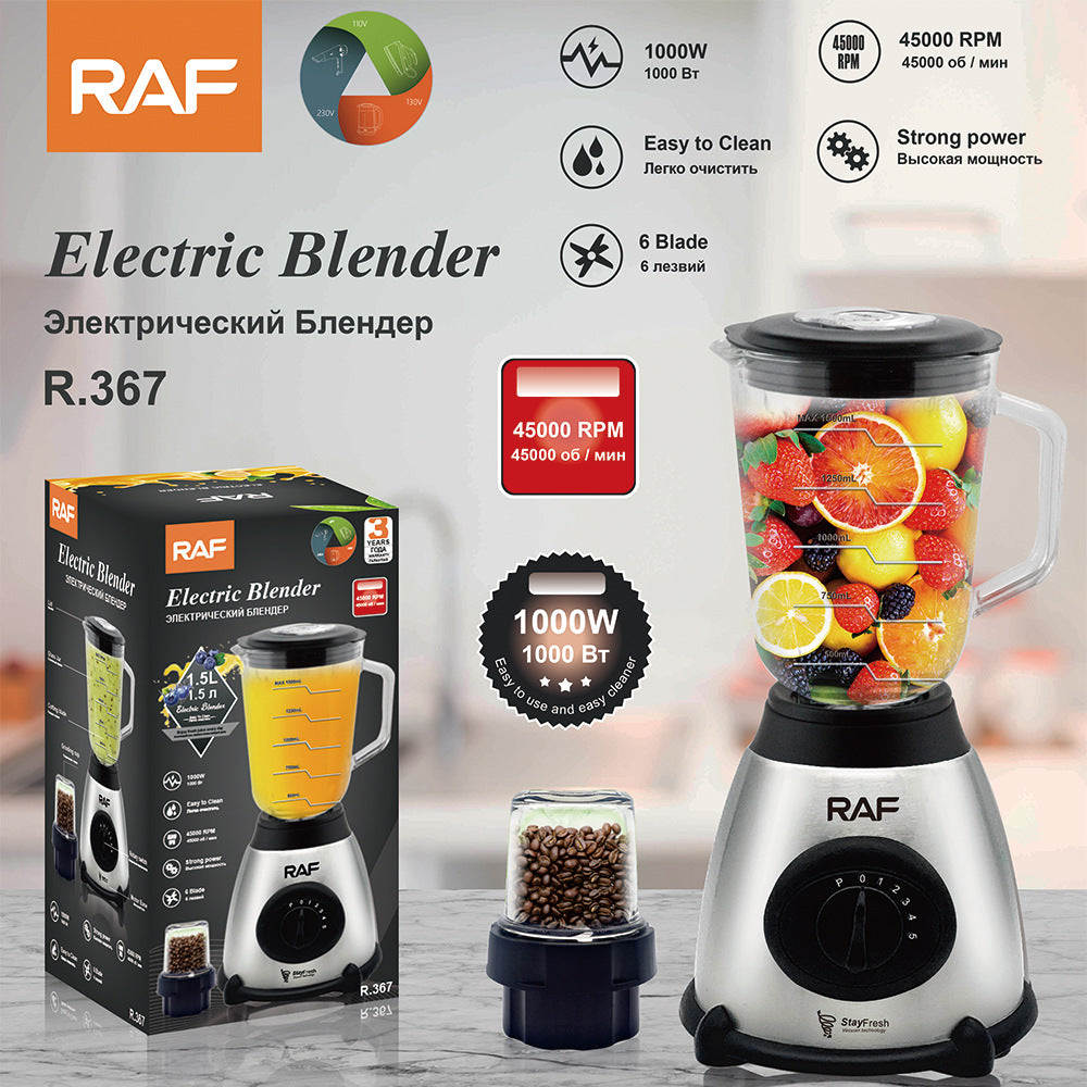 European Standard Smoothie Blender1.5L Electric Soy Milk Maker Blender Grinder Household Juice Processor Meat Grinder