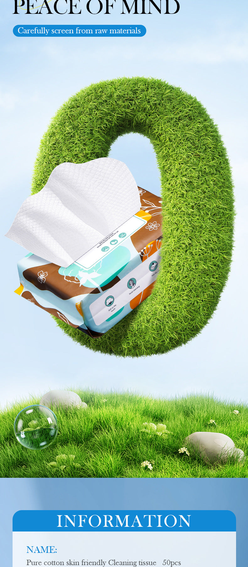 Pure Cotton Skin-Friendly Face Towel50Pumping SADOER Daily Makeup Remover Towels Face Towels Cross-Border Wholesale - 图片 14