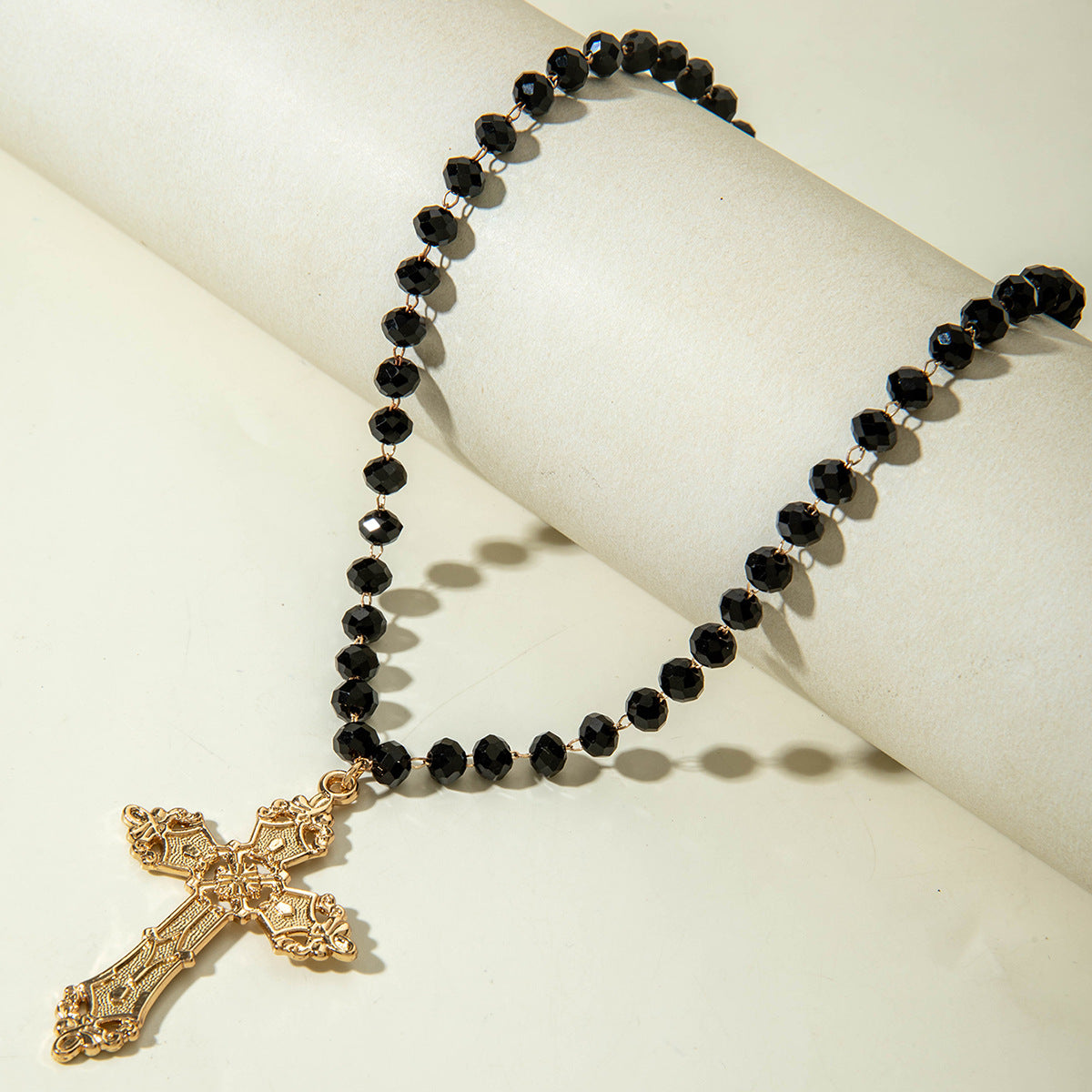 European and American Fashion Jewelry Beaded Tassel Double Layer Long Necklace Elegant Multi-layer Wear Y Type Necklace Ornament - 图片 19