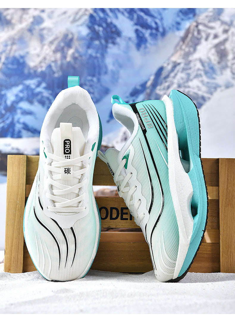 Friction Sound Real Explosion Soft Sole Breathable Racing Running Shoes Unisex Versatile Shock Absorption Anti-Slip Couple Casual Sports Shoes - 图片 22