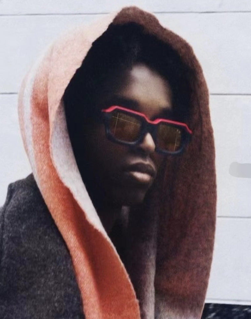 New Fashion Square Frame Sunglasses for Men and Women with a High-End Feel INS European and American style sunglasses outdoor glasses sglasses - 图片 9