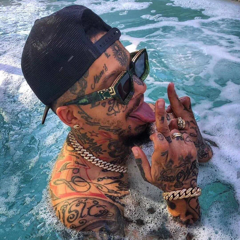 86229Small Frame Sunglasses for Women, European and American Style, Small Size, 0k Rich Man Same Style Sunglasses for Men, Trendy sunglasses - 图片 11