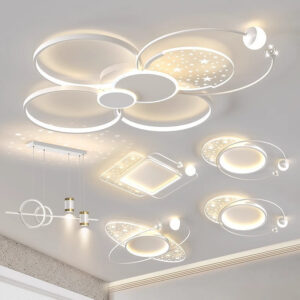 Living room lamp simple modern elegant led Starry Sky Ceiling Light Set Full House Package2025New Year's Bedroom Lamp