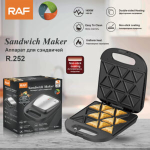 RAF European Standard Light Food Sandwich Breakfast Home Waffle Toaster Small Muffin Bread Maker R252