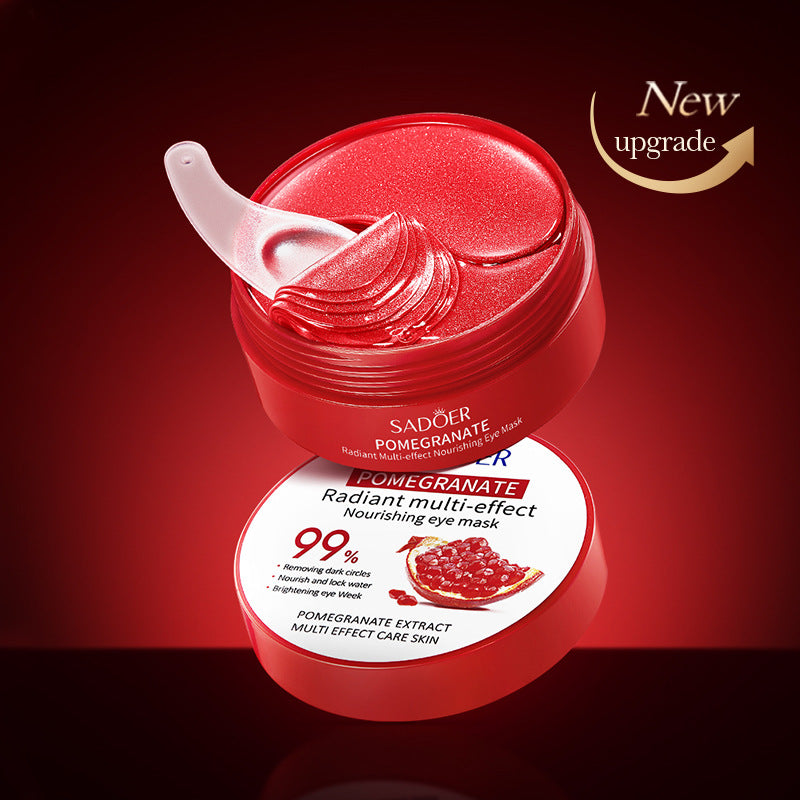 Red Pomegranate Eye Mask SADOER Moisturize the eye area, improve dark circles and wrinkles, foreign trade wholesale - 图片 3