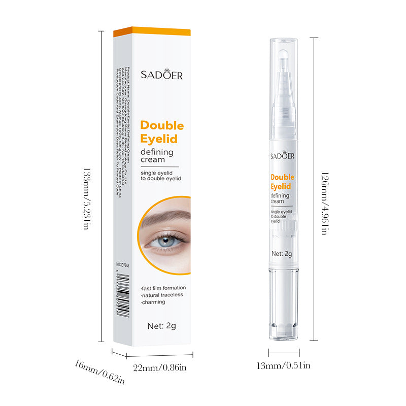 Cross-border Double Eyelid Shaping Cream2g Natural Traceless Styling Refreshing Setting Cream Export Manufacturer Wholesale - 图片 5