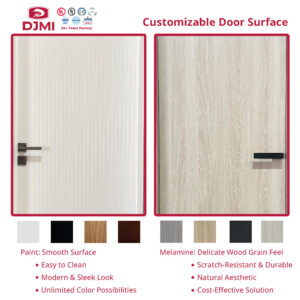 Cheap European Standard Wooden Doors Interior Modern Fire Rated 60 Minutes Fireproof Door