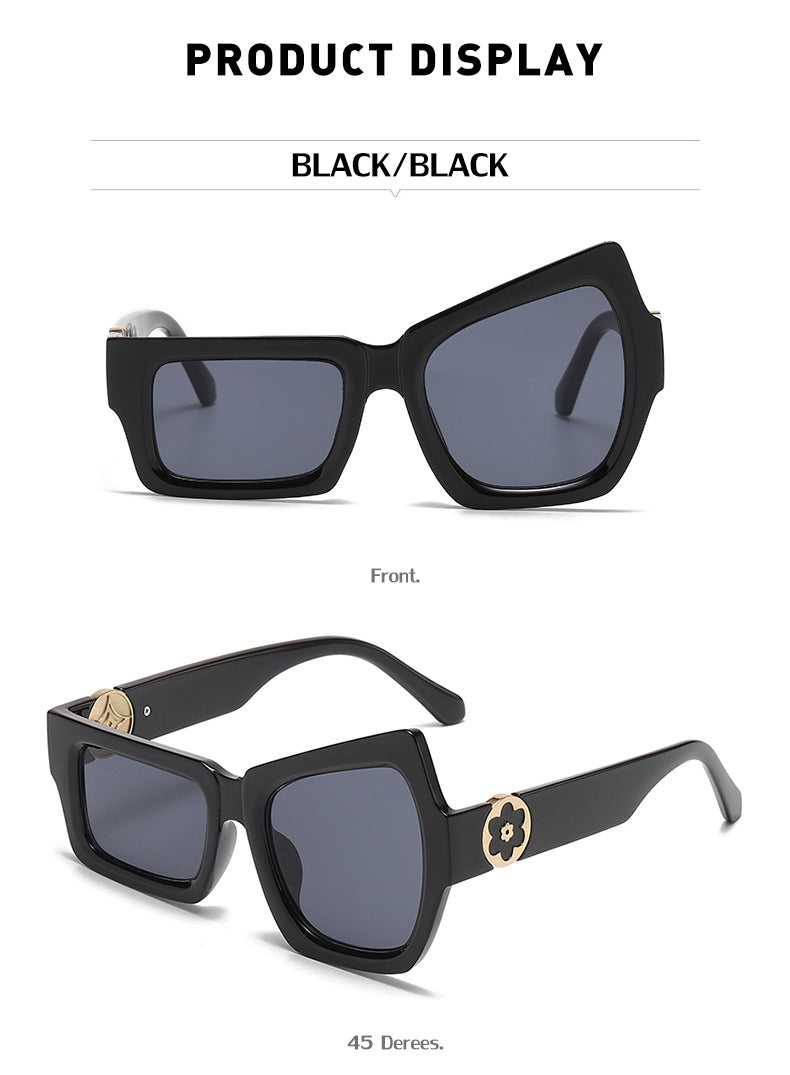 European and American Steampunk Sunglasses Unique Irregular Outdoor Sun Protection Sunglasses for Men High-end Glasses Wholesale - 图片 28