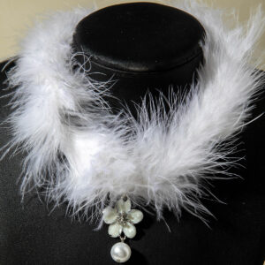 European and American Style Accessories Super Fairy Sweet Christmas Pearl Pendant Plush Necklace Light Luxury Fashion High-end Necklace Wholesale