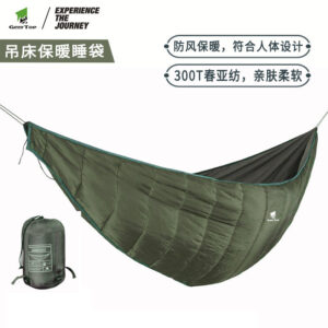 Large Space Outdoor Leisure Portable Winter Camping Hammock Sleeping Bag Cold-proof Lightweight Camping Hammock Warm Quilt