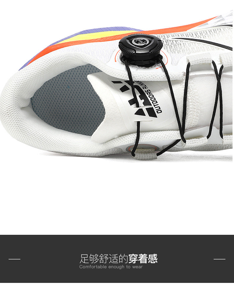 Full Palm Carbon Plate Sports Running Shoes Double Layer Popcorn Outdoor Trail Running Shoes Marathon Men's and Women's Shoes - 图片 22